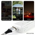 thumbnail image 3 of Smart Mini Battery Charger for 2 AA Rechargeable Batteries - USB Input (Batteries Not Included) 4 Pack, White, 3 of 6