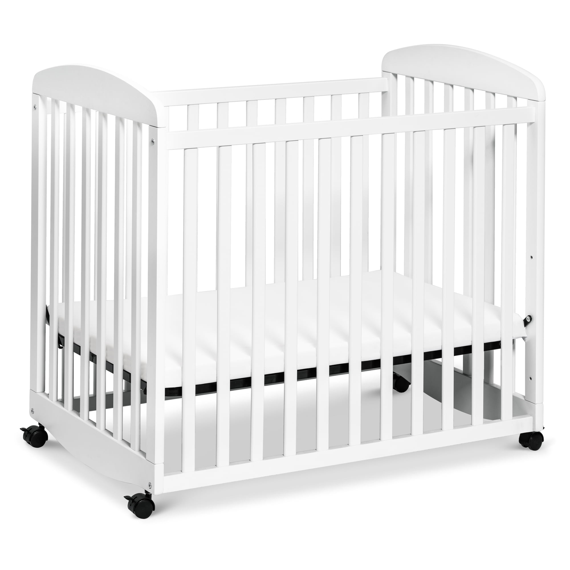 DaVinci Alpha Rocking Mini Crib, White