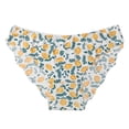 thumbnail image 1 of Gibobby Pantaletas de encaje cintura alta Calzoncillos triangulares ondulados con estampado de frutas de secado rápido de talla grande sin costuras de seda para mujer(Amarillo,G), 1 of 3