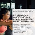 thumbnail image 3 of Earth's Splendor Folic Acid 800 mcg Dietary Supplement, Supports Heart Health, Supports Women's Reproductive Health, Smooth Coated Tablets (800 mcg, 200 Tablets), 3 of 7
