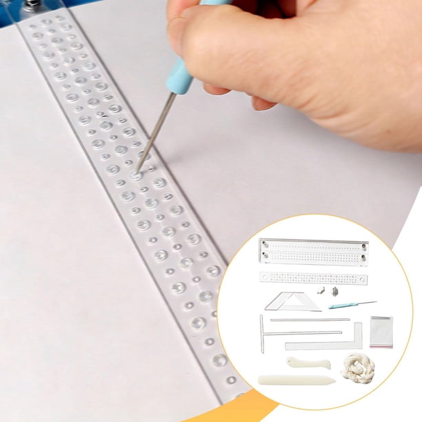 Kit de encuadernación, soporte para encuadernación, carpeta de papel, moderno, hecho a mano, herramienta de costura para encuadernación de