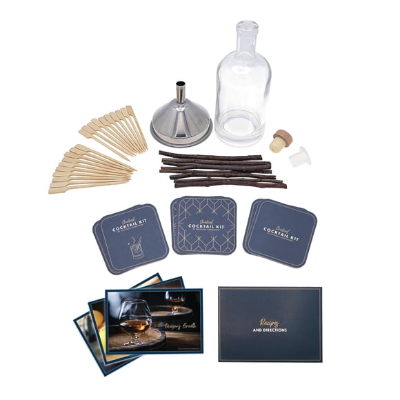 Kit de cóctel ahumado Charcoal Companion con Apple Wood Smoke