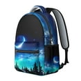 thumbnail image 2 of Galaxy Cosmic Students Backpack Outer Space Nebula Celestial Design, Durable and Adjustable Strap School Bag for Student and Student, 2 of 6
