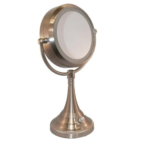 Blackstone Natural Daylight Lighted 1x 10x Dual Magnifying Vanity Mirror Chrome