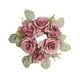 thumbnail image 2 of Corona de rosas, vela decorativa, adorno para colgar en la pared. Rosa rojo, 2 of 9