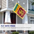 thumbnail image 4 of ANLEY Fly Breeze 3x5 Feet Sri Lanka Flag - Vivid Color and UV Fade Resistant - Canvas Header and Double Stitched - Republic of Sri Lanka Flags Polyester with Brass Grommets 3 X 5 Ft, 4 of 7