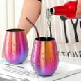 thumbnail image 5 of 2 Pack Stainless Steel Stemless Wine Glasses, Insulated Travel Tumbler for CampingSymphony, 5 of 5