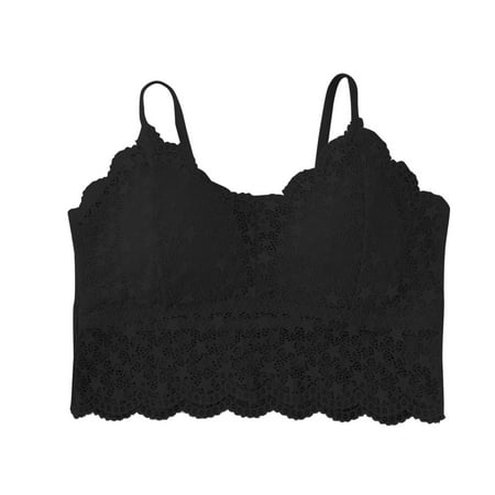 

Sports Bras for Women Fashionable Solid Color Lace Trackless Gathering Girls Underwear