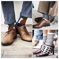thumbnail image 4 of Mobestech 5 Pairs Cotton Tabi Socks Breathable Two Finger Design Assorted Color for Women, 4 of 7