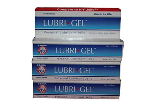 Dr. Sheffield's Lubri-gel  3 oz Personal Lubricant Jelly Pack of 3