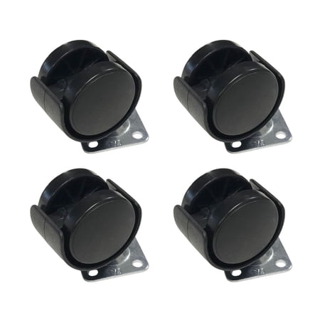 Air Conditioner AC Caster Wheel - 4 Pack Compatible With Delonghi Model Numbers PACAN140HPECB PACAN130ESDG3A
