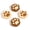 Brown, variant on GeekShare 4PCS Switch Thumb Grips, Soft Silicone Joystick Caps for Switch 1/OLED/Lite,Cat Paw Shape