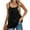Black, variant on MRULIC tank top for women Womens Summer Tank Tops Adjustable Spaghetti Strap Camisole Sleeveless Chiffon Tops Womens tank tops Black   L