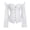 White, variant on Breezora Floral Embroidered Corset Top For Women Retro Lace-Up Bustier With Boned Structure Bodycon Shaperwear Elegant Style L Size White
