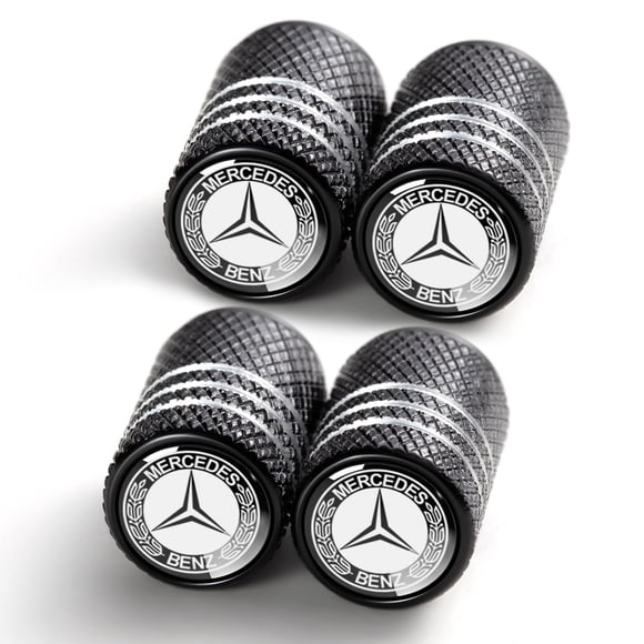 Tapones para válvula de neumático YUIQIEUY para Mercedes Benz, paquete de 4