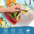 thumbnail image 5 of Yayeee Kitchen Curtains Tier Set of 2 Light Filtering 57"x24" Over Sink Window Panels, Green Tomatoes, 5 of 7