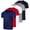 Set 5, variant on 5 Pack: Men's Mesh V Neck T Shirts Dry Fit Athletic Workout Gym Running Tees