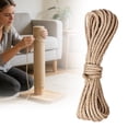thumbnail image 2 of 3Pc Diy Cat Climbing Frame with Sisal Rope 6Mm*10M, Friendly Sisal Rope for Repair and Replacement of Scratching Posts with Jute for Crafting and Home Decor, 2 of 5