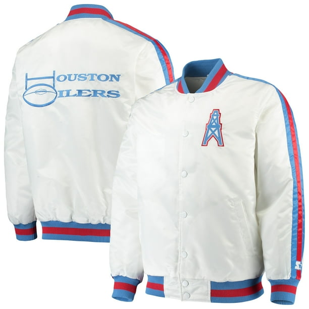 Starter - Houston Oilers Starter Throwback D-Line Varsity ...