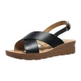 thumbnail image 5 of Mepaouo Womens Orthopedic Wedge Sandals Dressy Summer Comfort Walking Platform Flatform Slip on Shoes, 5 of 6