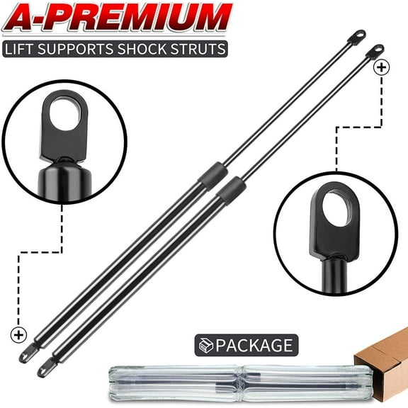 A-Premium Front Hood Lift Supports Gas Springs Compatible with Cadillac Allante 1987-1993 Convertible 2-PC