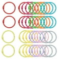 thumbnail image 1 of Uxcell 100 piezas Anillos de Carpeta de 1 pulgada Anillo de Carpeta Suelto Anillos de Metal Coloridos Anillos Sueltos, 1 of 6