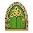 thumbnail image 1 of 1 Piece Three-Dimensional Garden Fairy Door Door Miniature Elf Door Mini Gift, Miniature Fairy Garden Decoration Outdoor Accessories, 1 of 1
