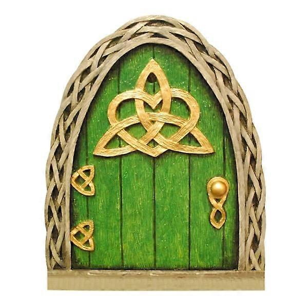 1 Piece Three-Dimensional Garden Fairy Door Door Miniature Elf Door Mini Gift, Miniature Fairy Garden Decoration Outdoor Accessories