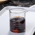 thumbnail image 2 of Glass Measuring Cup with V-Shaped Spout, 3.4OZ Glass Coffee Cup With Mouth TolerateCoffee Milk Cup Measuring Beaker for Kitchen or Restaurant, 2 of 5