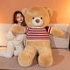 thumbnail image 4 of Peluche de oso de peluche Kawaii con amor para niños, muñeco de peluche de 80cm/100cm, suave, almohada, regalo de Navidad, 4 of 5