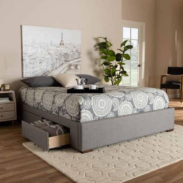 Featured image of post Light Wood Bed Frame With Storage / There is a overhanging ledge that your mattress will *our pieces are made with real wood!