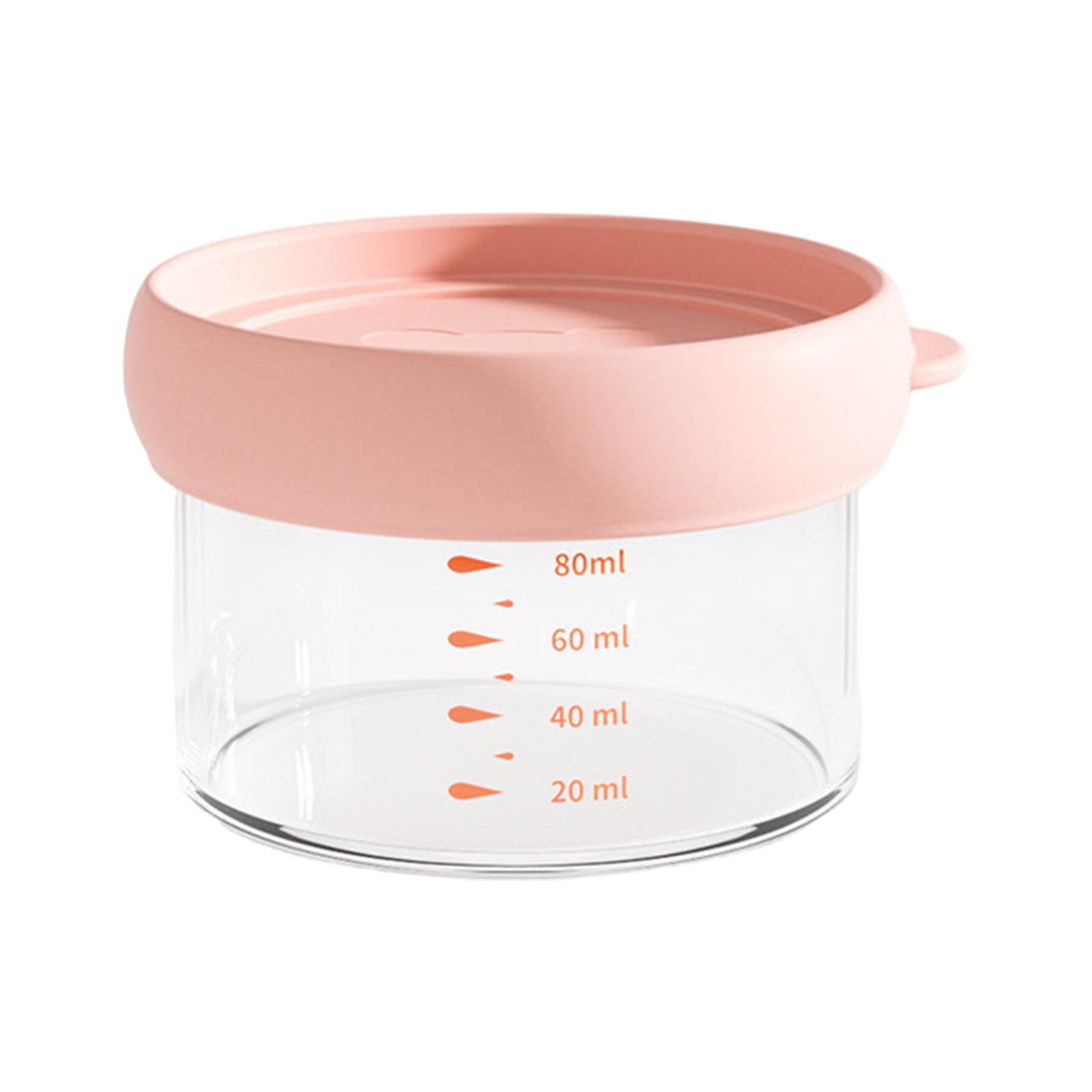 Dolked Glass Baby Food Box With Scale Display Portable Microwaveable Easy To Clean 1 80ml Walmart Com