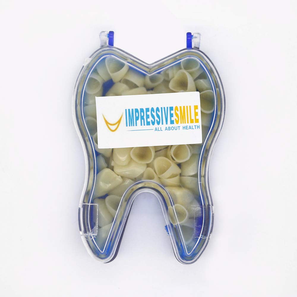 Mixed Sizes Dental Temporary Crown Kit Anteriors Box/50