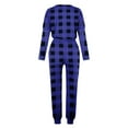 thumbnail image 5 of Womens 2 Piece Outfits Fall Pants Two Piece Pants Set for Women Women's Classic Print Long Sleeve Sport Pullover And Pants Set my orders, 5 of 5