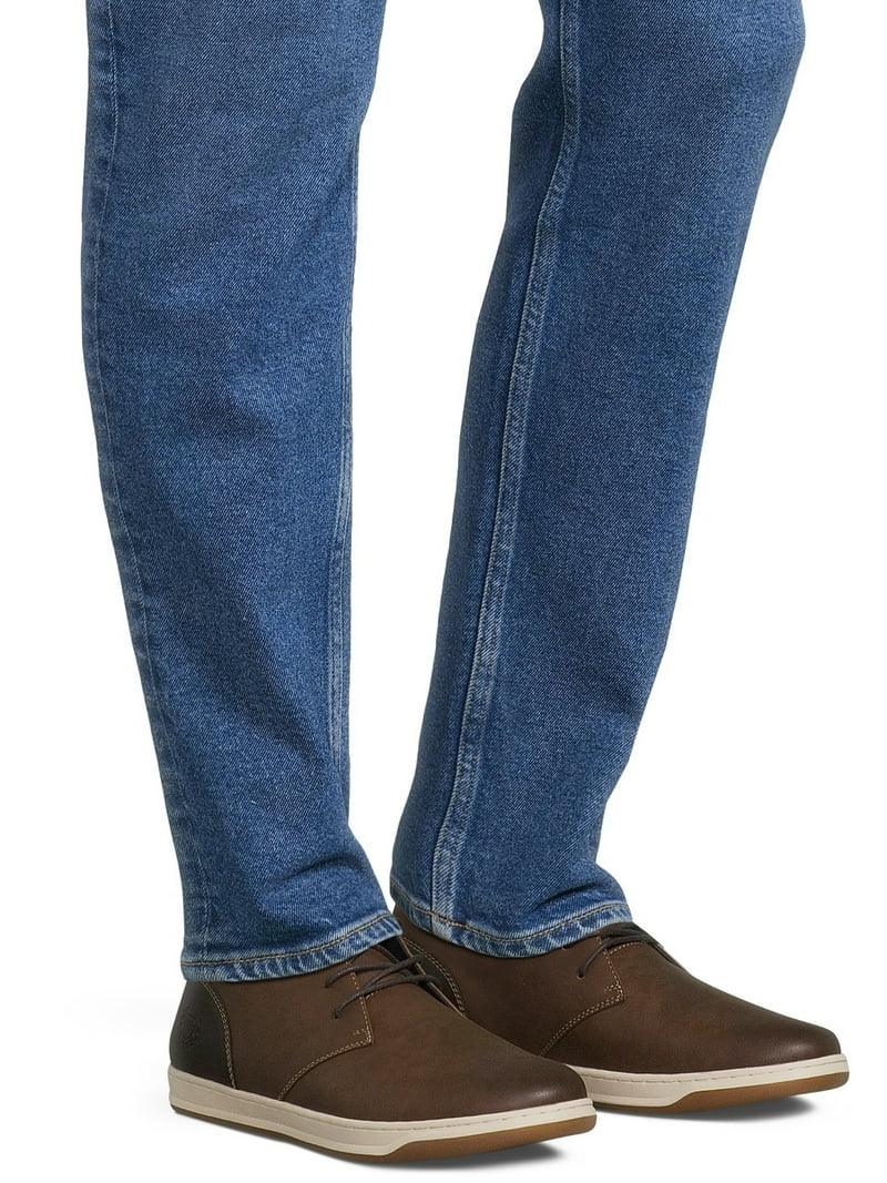 Chaps Chukka Boots Two-Tone Design Comfort Foam Footbed