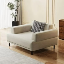 NessCarsti Modular Sectional Sofa & Loveseat Living Room Furniture Sets, 1-Seat, Beige