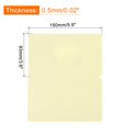 thumbnail image 2 of Uxcell 20Pack Table Place Cards, Printable Place Name Cards for Table Setting Wedding Dinner Parties Events, Beige, 2 of 5