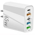 thumbnail image 6 of Wall Charger, USB Charger Adapter, 4.8A 4x Multi Port Fast Charging Station Power Base Block Plug Cube Brick Compatible with iPhone 14 13 12 11Pro Max/XR/XS/8/7 Plus, Samsung A10e/Note 10+/S10, 6 of 6