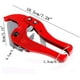 thumbnail image 5 of Cortador de tubos Tijeras para cortar tubos YONGSHENG 0-42 mm PVC rojo, 5 of 5