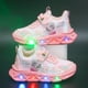 thumbnail image 1 of Zapatos de malla transpirable para niños de Disney, zapatillas de deporte de otoño, nuevos zapatos para niños, luces, zapatos casuales para niñas elsa frozen, Princess30-Insole 18,6 cm Gao Jinjia LED, 1 of 2