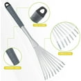 Hortem Garden Leaf Rake Set, Adjustable Thatch Rake and Hand Shrub Rake