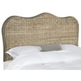 thumbnail image 3 of SAFAVIEH Imelda Coastal Rustic Rattan Headboard, Queen, Grey, 3 of 5