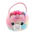 thumbnail image 1 of Way To Celebrate Unicorn Plush Basket, Rainbow, 1 of 5