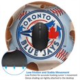 thumbnail image 2 of Toronto Baseball Round Non-Slip Rubber 4 PCS 8in Mouse Pad 3mm Thick Polyester Surface for Office Gaming PC, Bluebird Mouse Pad LS272, 2 of 7