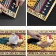 thumbnail image 6 of Rooster Kitchen Rugs Farmhouse Style Kitchen Mats for Floor Anti Fatigue Memory Foam Kitchen Mat Cushioned PVC Leather Kitchen Rug Set, Black 17.3x28+17.3x47 inch, 6 of 6