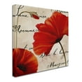 thumbnail image 3 of Trademark Fine Art "Coquelicots Rouge II" Canvas Art by Color Bakery, 3 of 4