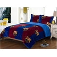 thumbnail image 2 of FCB FC Barcelona 3pcs Sherpa Set Queen Size, Blanket Set with 2 Pillow Shams, 2 of 2
