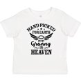 thumbnail image 3 of Inktastic Handpicked for Earth by My Granny in Heaven with Angel Wings Boys or Girls Baby T-Shirt, 3 of 5