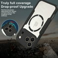 thumbnail image 6 of TECH CIRCLE Compatible with iPhone 17 Magnetic Case Clear Full-Body Screen Protector Drop Proof Bumper Compatible with Magsafe Protection Shockproof Cover for Women Man ,Black, 6 of 10