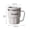 White, variant on 14oz Stainless Steel Insulated Coffee Mug with Lid, Double Wall Vacuum Sealed Travel Tumbler, 304 Food Grade Thermos for Hot & Cold Drinks, Office Commute and Outdoor Use